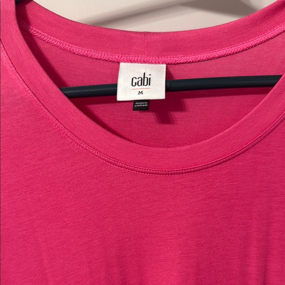 CAbi Bright Pink Short Sleeve Tee